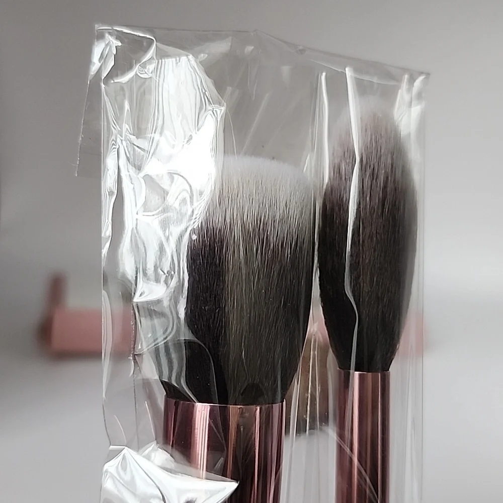 Moda Powder + Soft Glow Brush Set in Rose Gold